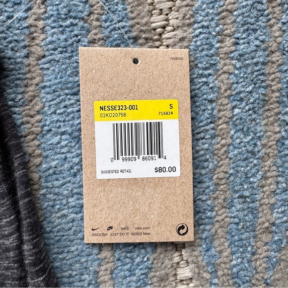 Nike Swim Essential Women's Hooded Cover-Up Dress NWT Size Small Heathered Black - Picture 8 of 8